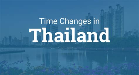 thailand time difference